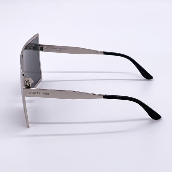 NEW SL182 002 SAINT LAURENT SHIELD SUNGLASSES NEW SAINT LAURENT BETTY SL 182 002 - Picture 6 of 9